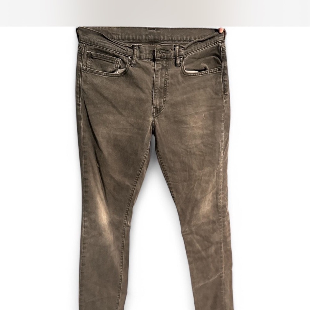 Levi's Skinny Brown Jeans with Faded Look